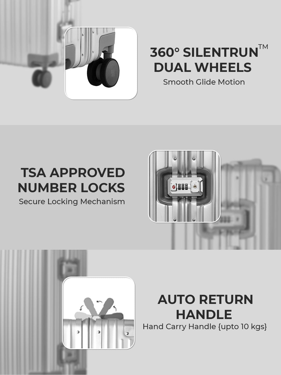 Aluminium Cabin + Trunk Check-In Plus