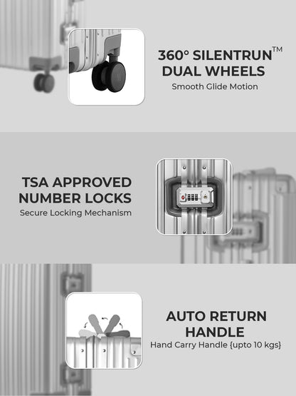 Aluminium Cabin + Trunk Check-In Plus