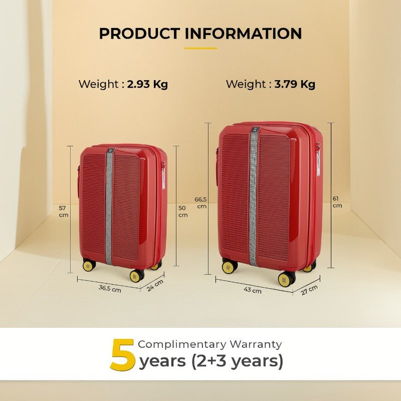 Trousseau Cabin + Medium Set of 2- Inferno Red