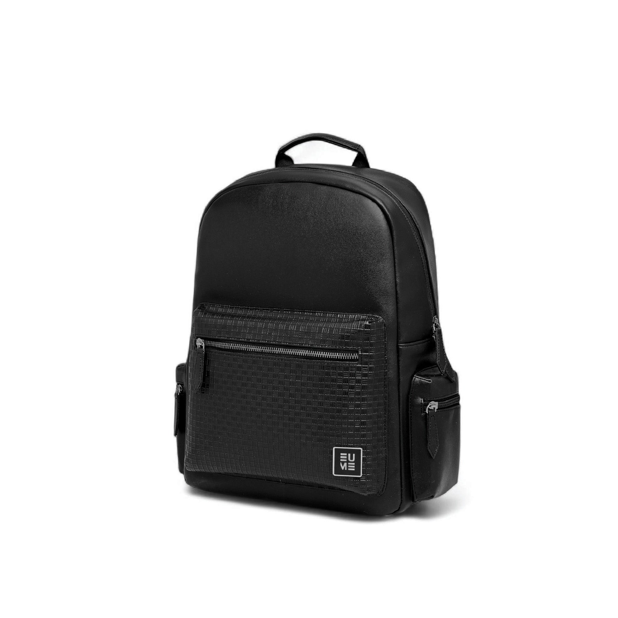 Cosmo 16L Laptop Backpack- Charcoal Black