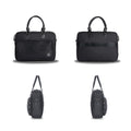 Executive Messenger Bag with multiple compartments and stylish black design.