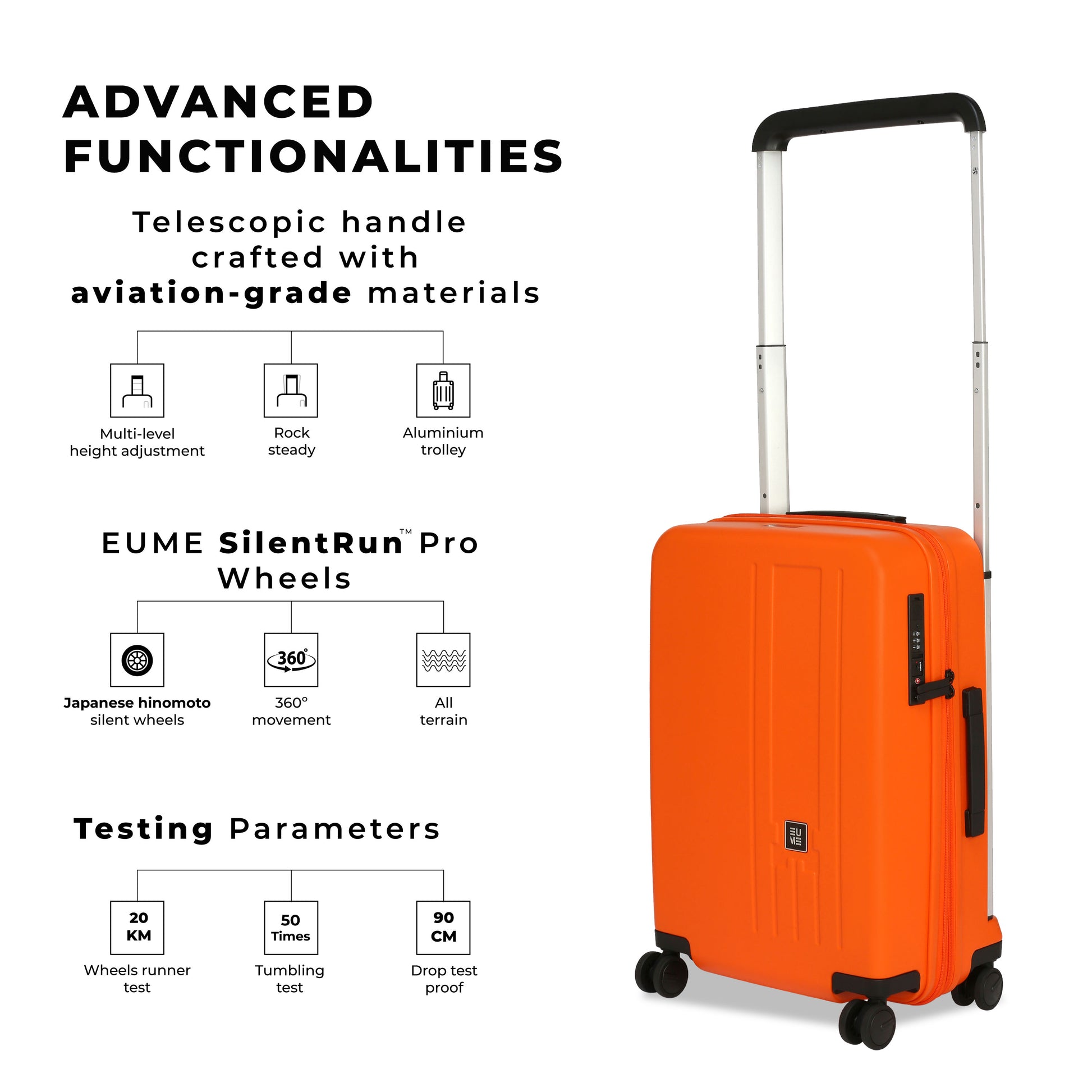 Charter Cabin suitcase with advanced features and durable design.