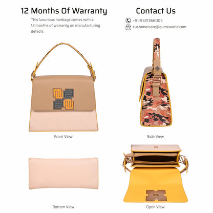 "Espresso Satchel Bag with stylish design and versatile compartments"