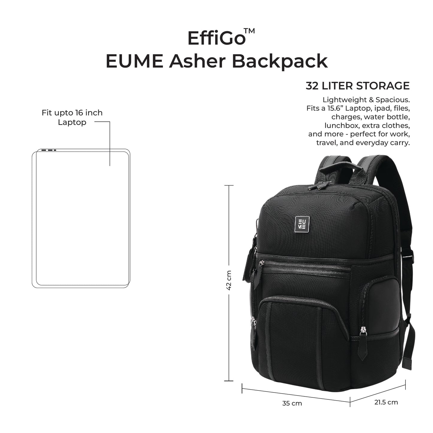 Asher 32L Laptop Backpack