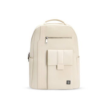 Nexa Laptop Backpack - Vanilla White
