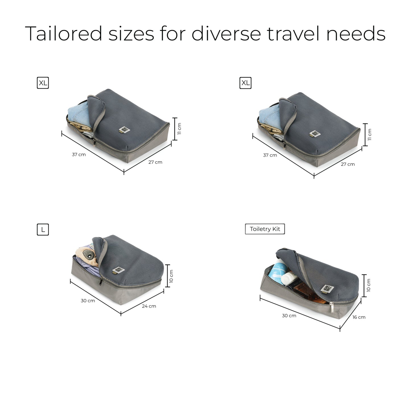 Storage Pods - Packing Cubes- Set of 4