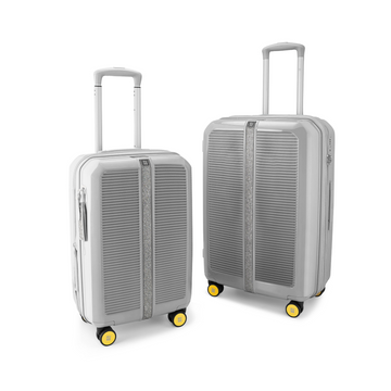Trousseau Cabin + Medium Set of 2 - Chrome Silver