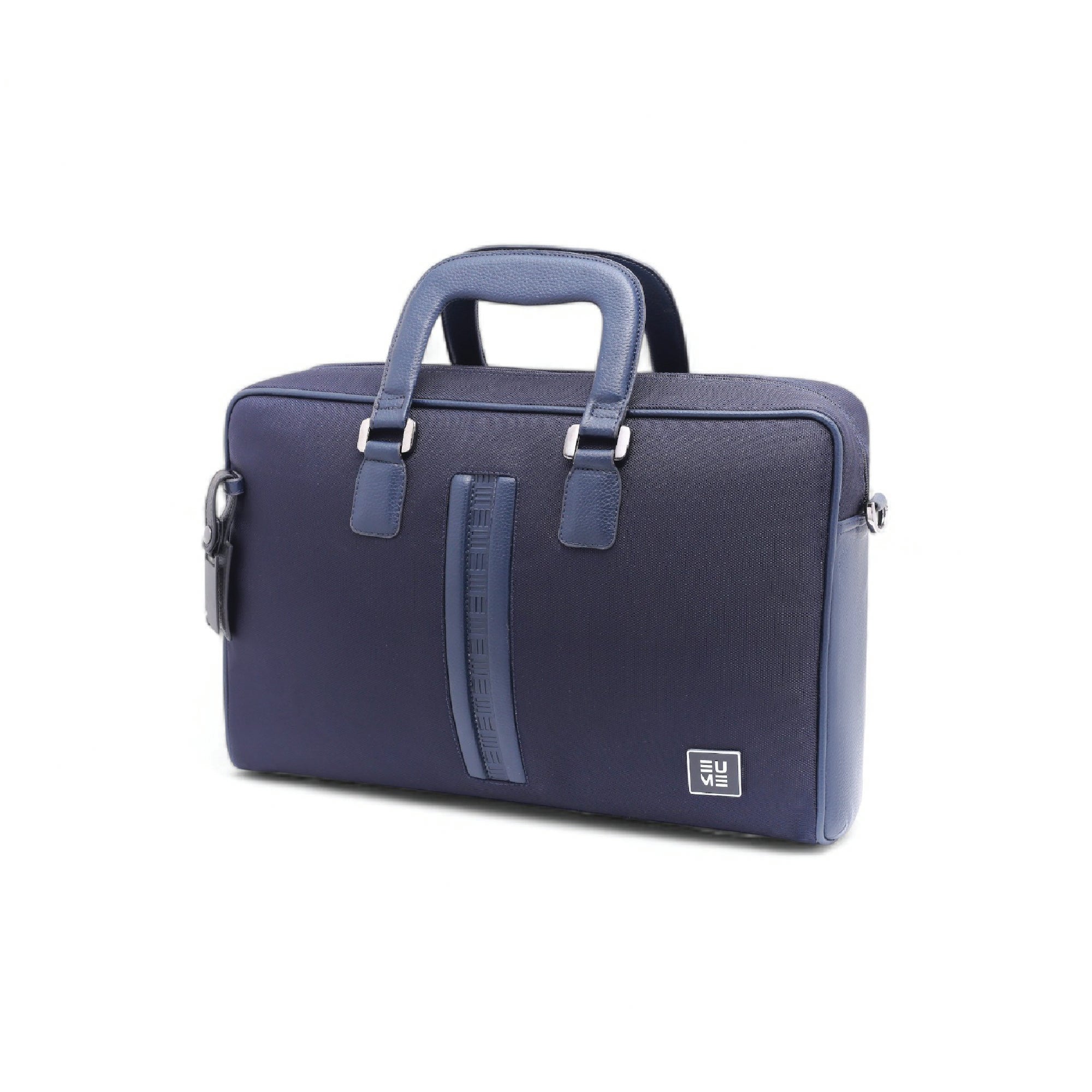Briefcase Messenger Bag- Midnight Blue