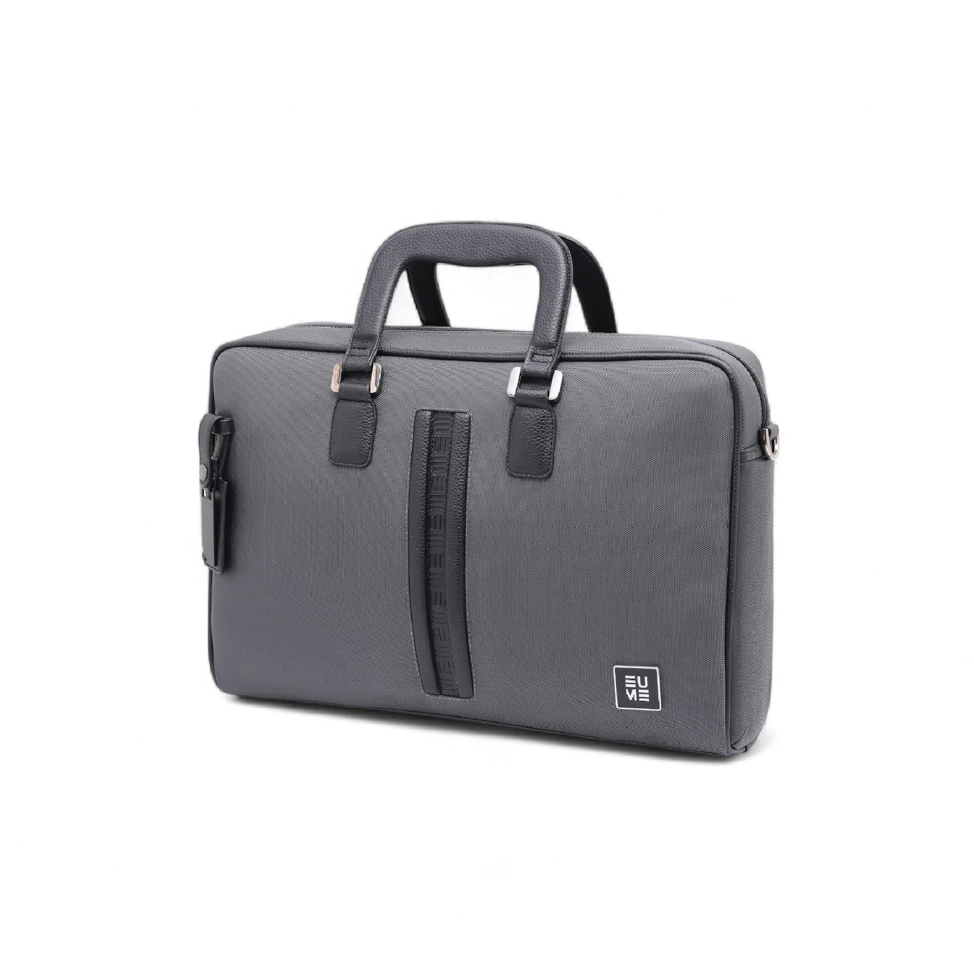 Briefcase Messenger Bag- Volcanic Black - Main Image