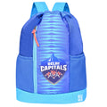 EUME Delhi Capitals 19 Ltrs Drawstring Backpack in blue color.