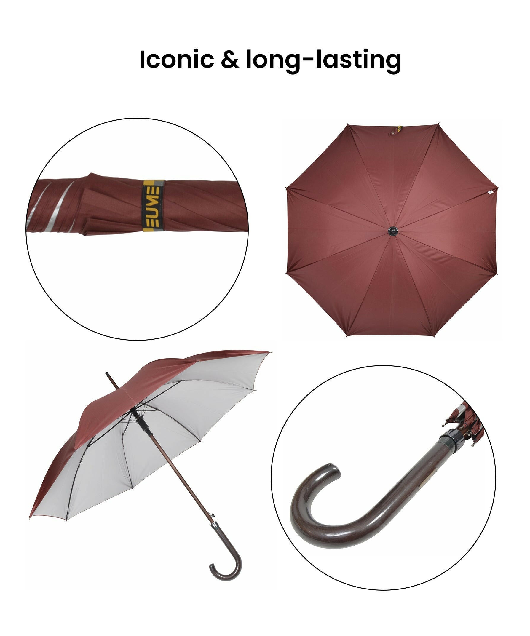 EUME Forlin 23" umbrella, stylish and durable design image.