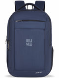 Alexis 31L Office Backpack in navy blue with multiple pockets.