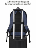 Alexis 31L Office Backpack with trolley strap for enhanced comfort.