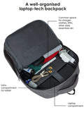 Well-organized Alexis 31L Office Backpack with laptop and tablet compartments.