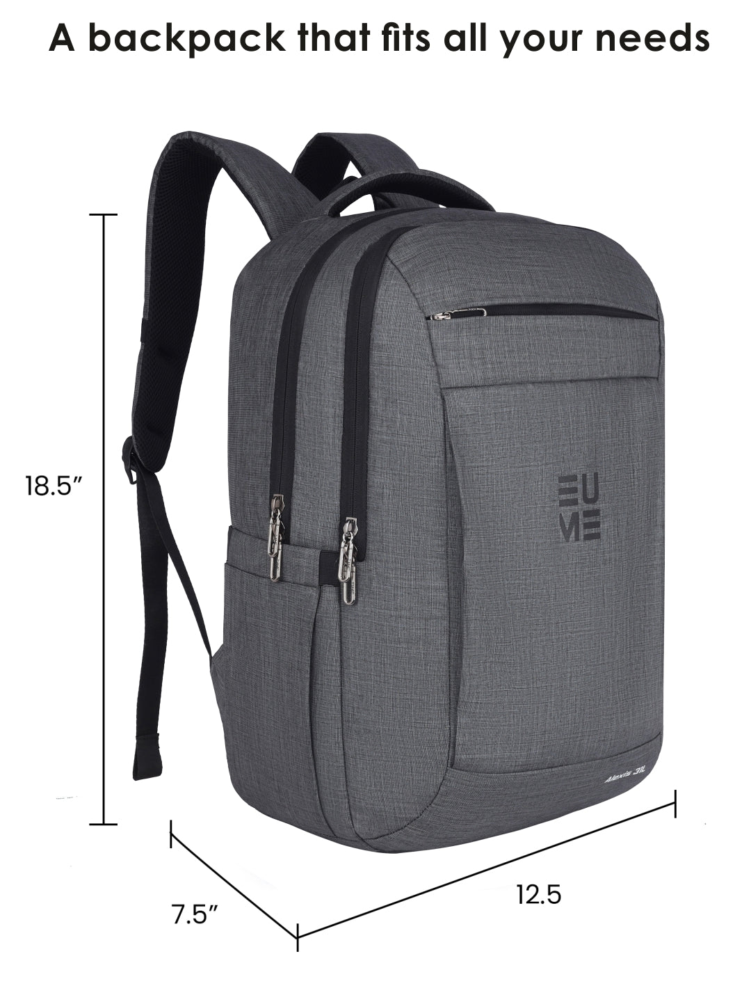 Alexis 31L Office Backpack with spacious compartments and sleek design.