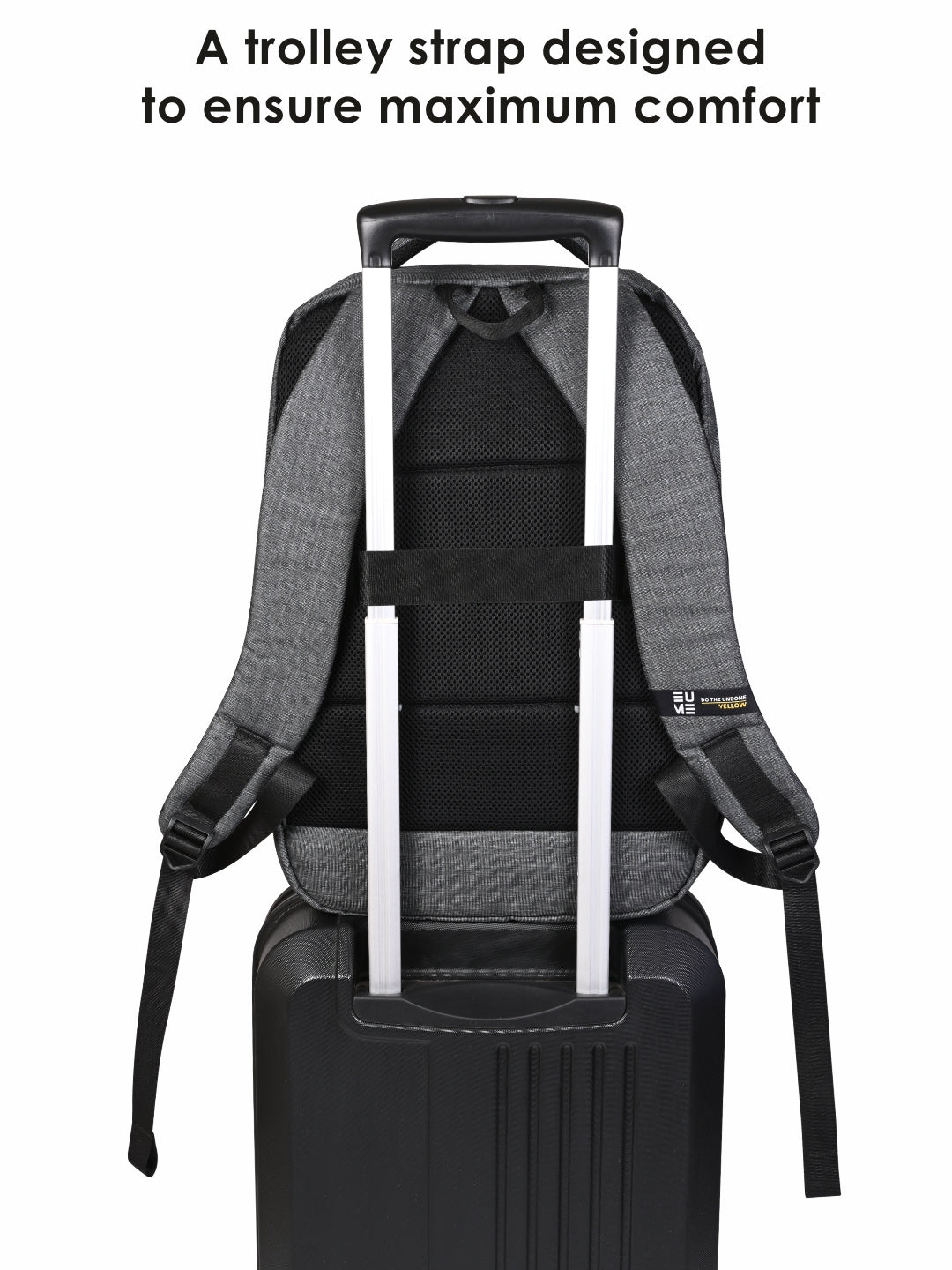 Alexis 31L Office Backpack with trolley strap for comfort and convenience.