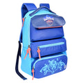 EUME Delhi Capitals 29 Ltrs Laptop Backpack in blue and teal design.