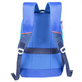 EUME Delhi Capitals 29 Ltrs laptop backpack back view with padded straps.