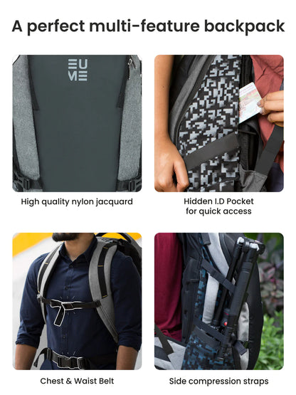 Ease 31L Massager Backpack with multi-features and ergonomic design.