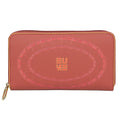 EUME Bandwing Clutch in stylish orange with dragonfly design.