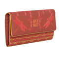 EUME Firefly Clutch with dragonfly design and vibrant colors.