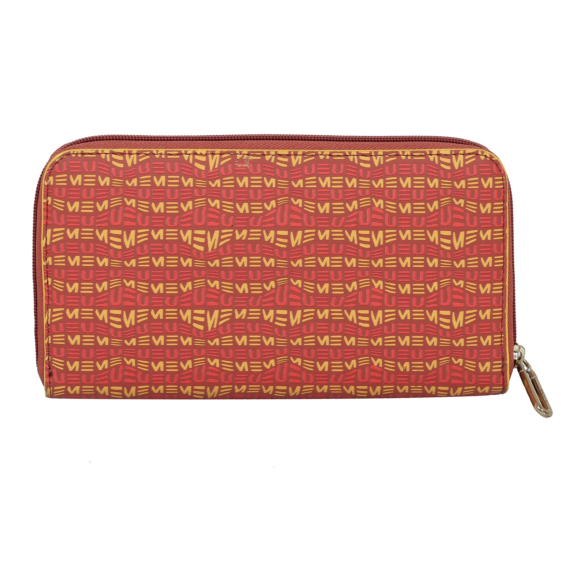 EUME Shaffronwing Clutch with vibrant geometric pattern design.