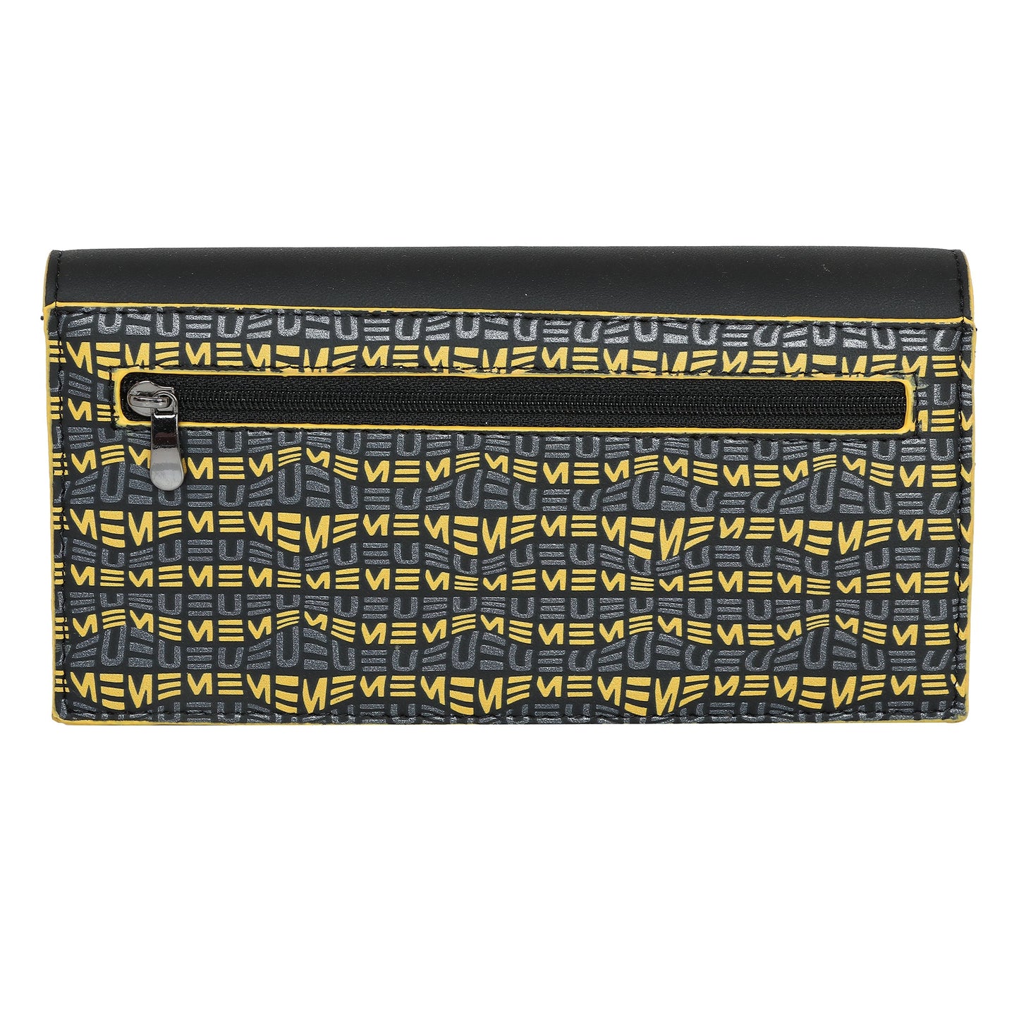 EUME Ladybug Clutch with stylish patterned design and zip pocket.