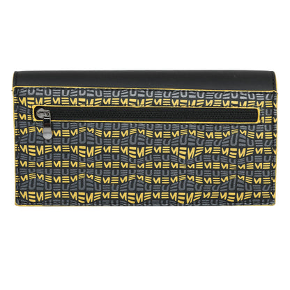 EUME Ladybug Clutch with stylish patterned design and zip pocket.