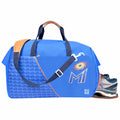 EUME Mumbai Indians duffle bag with shoe compartment, 33 liters.