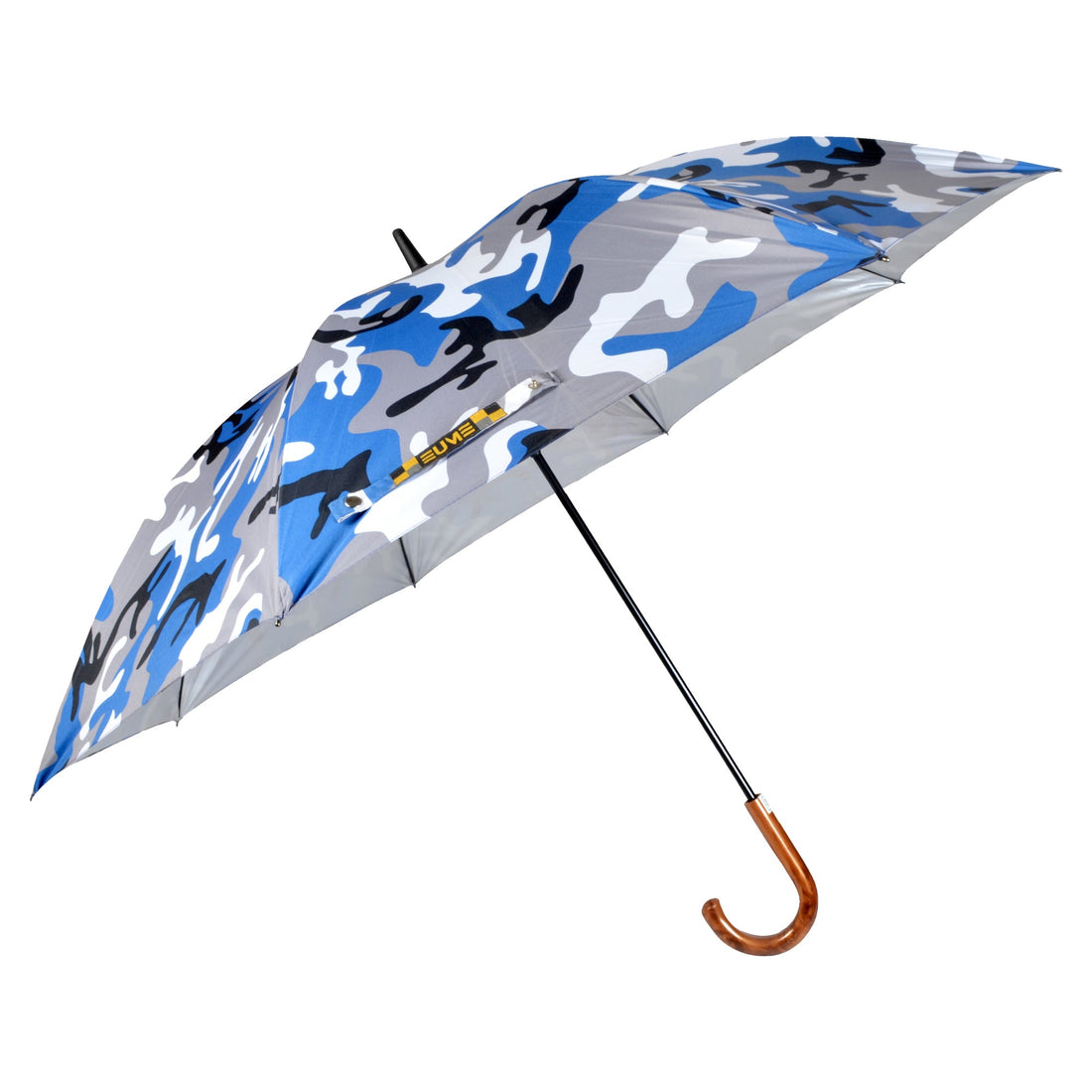 EUME Ordin 27 camo umbrella with wooden handle and stylish design.