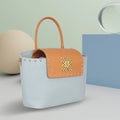 Orchid single sling laptop tote bag in stylish design with studs.