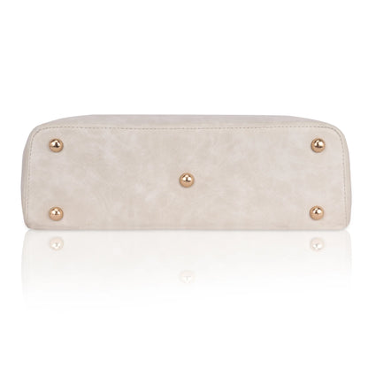 Orchid single sling laptop tote bag bottom view with elegant design.