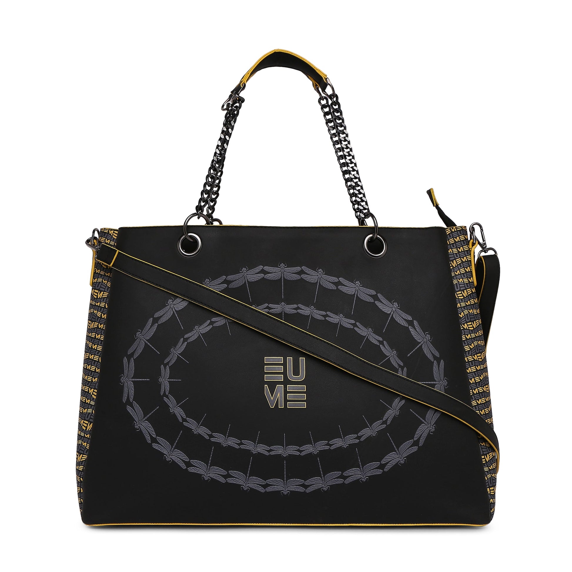 Flapper Laptop Handbag with stylish design and detachable strap.