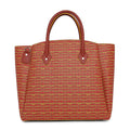 Colorful Spreadwing Tote Handbag with stylish leather handles.