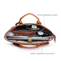 Broadwing Laptop Handbag with organized interior and spacious laptop compartment.