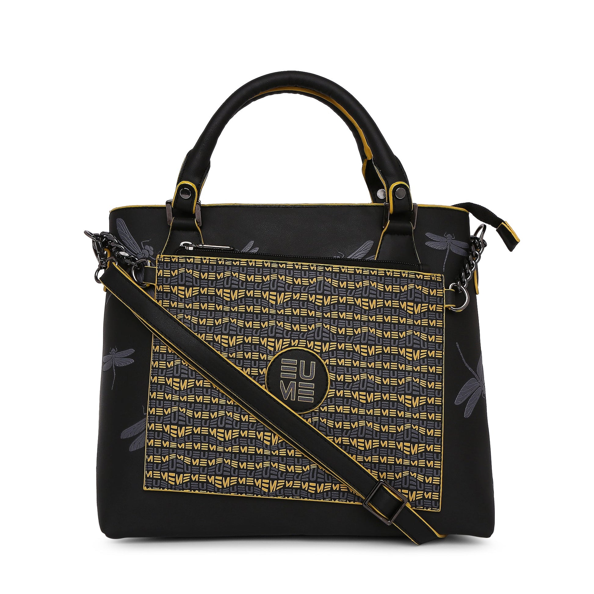 Skimmer Tote Handbag with stylish design and adjustable strap.