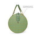 Stylish green Chopper Duffel Bag with hook for easy access.