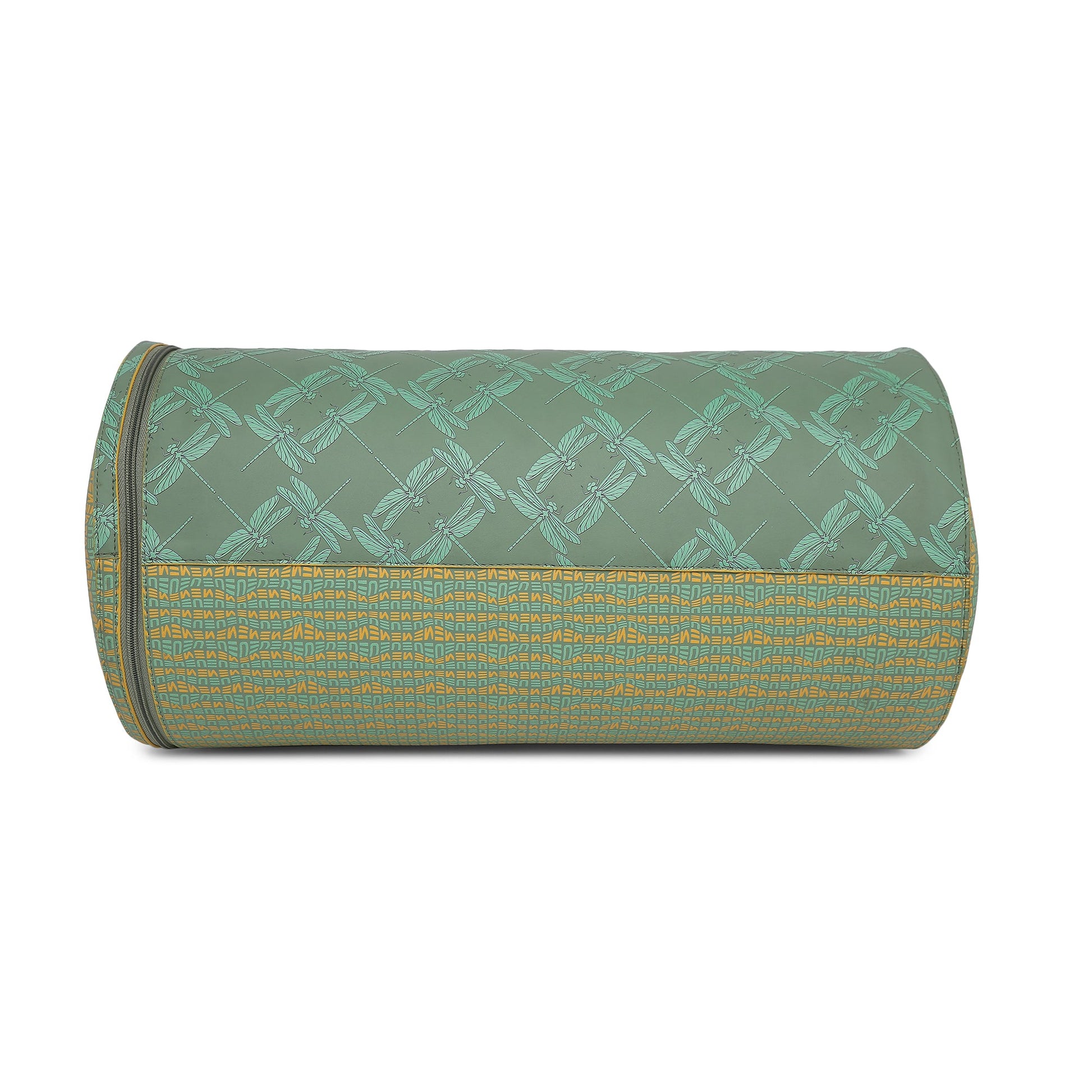 Chopper Duffel Bag in stylish green and orange design.