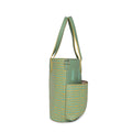 Clubtail Bucket Bag in green with unique dragonfly design.