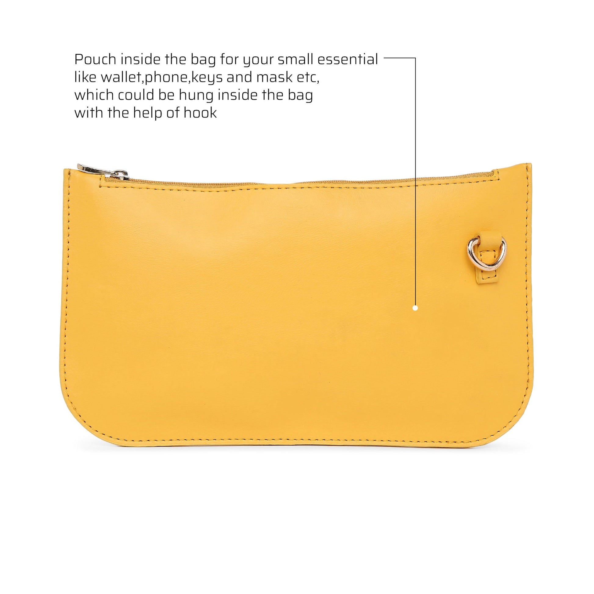 Cruiser Shoppers Handbag with inner pouch for essentials and hook feature.