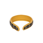 Gabbi Hairband in yellow and patterned fabric for stylish hair accessories.