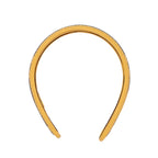 Gabbi Hairband in vibrant yellow, stylish and comfortable hair accessory.