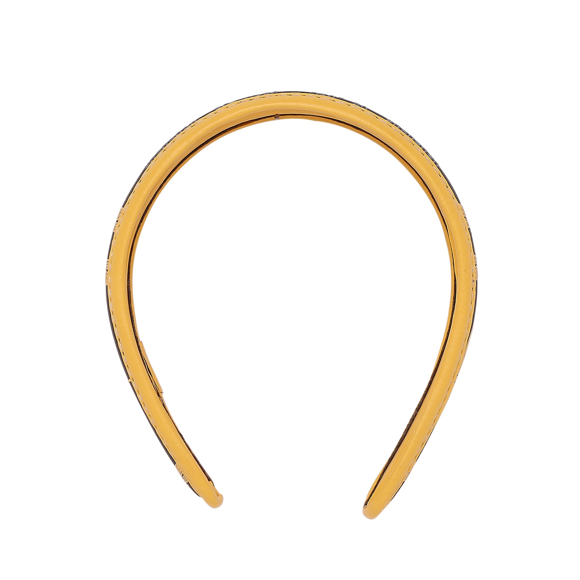 Gabbi Hairband in vibrant yellow, stylish and comfortable hair accessory.