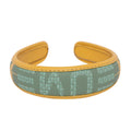 Stylish Peppy Hair Band in green and yellow design.