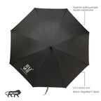 EUME Jumbo 32" Straight HO Umbrella with UV protection and water-repellent fabric.