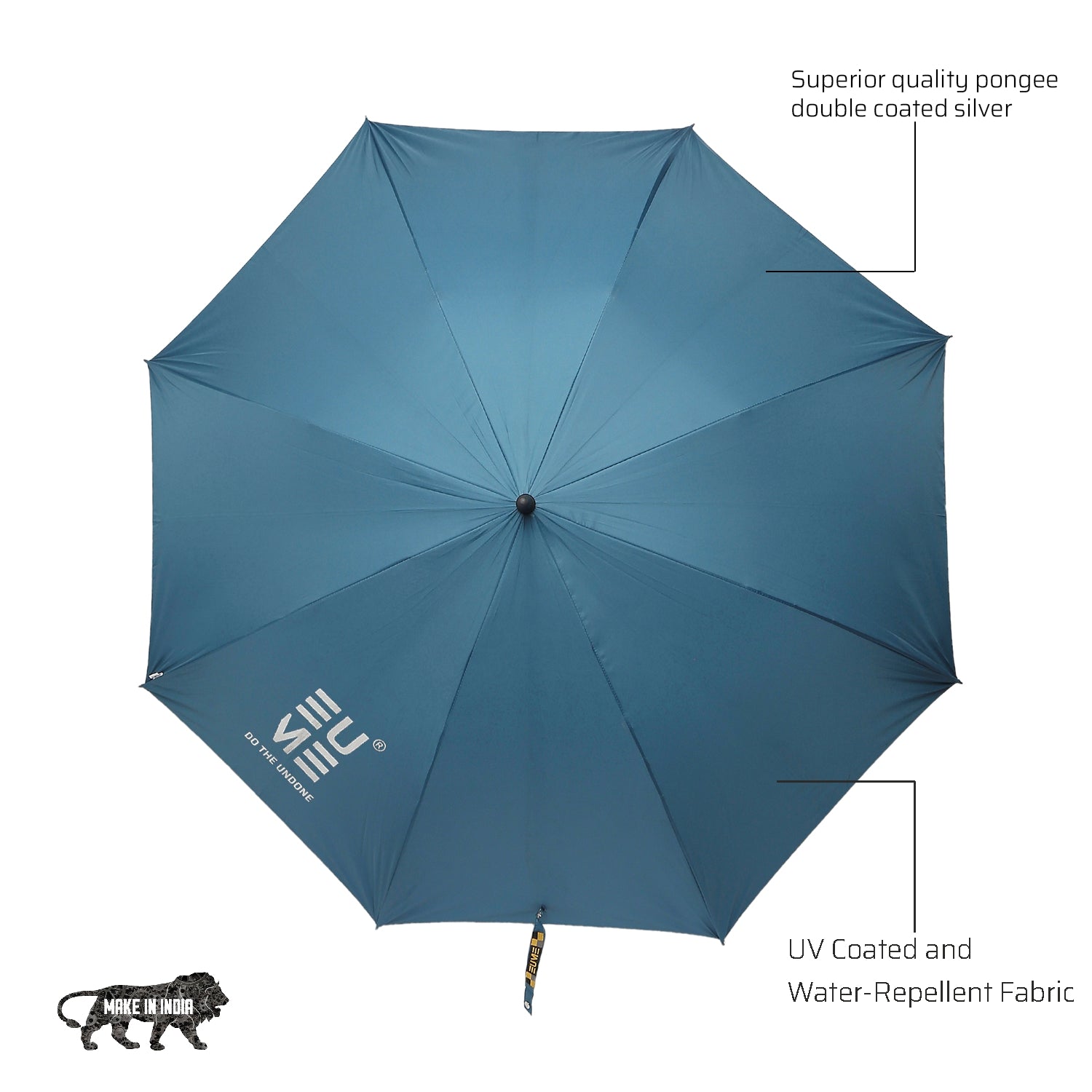 EUME Jumbo 32" Straight HO Umbrella with UV protection and water-repellent fabric