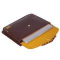 Sage Laptop Messenger Bag with stylish brown and yellow design.